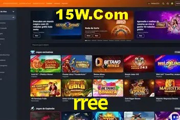 Interface moderna da plataforma rree
