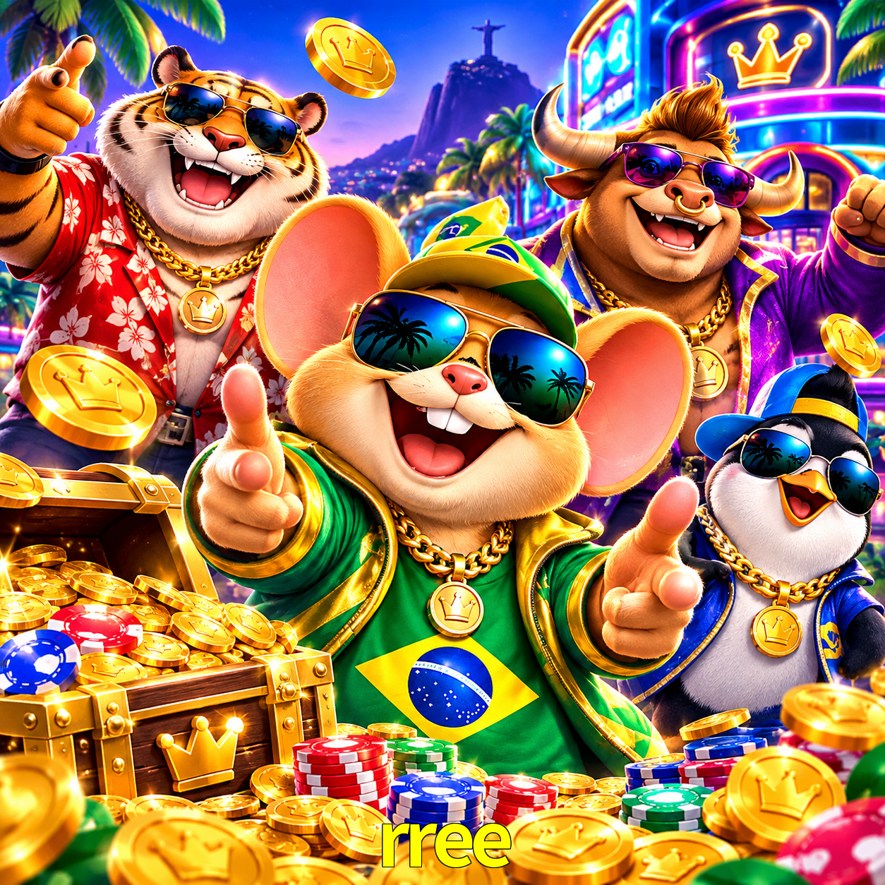 Imagem promocional da rree mostrando a plataforma e suas vantagens